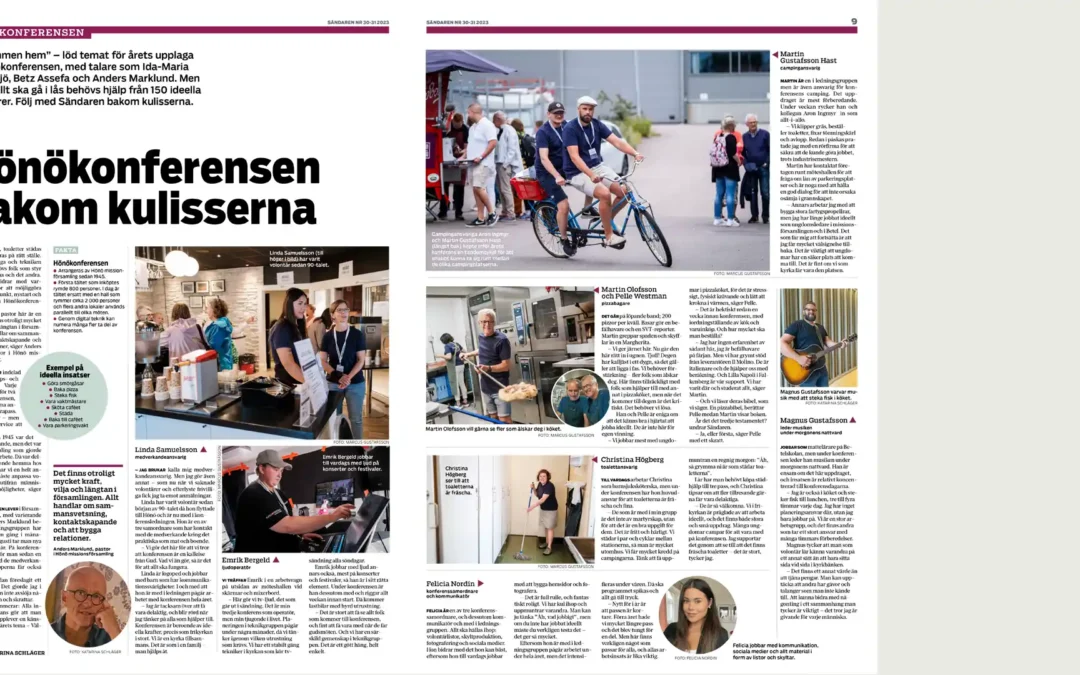 Hönökonferensen bakom kulisserna